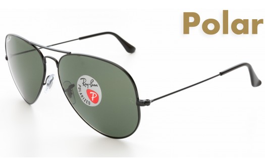 Ray-Ban Aviator Large Metal Polarised (RB3025 002/58 62mm) saules brilles